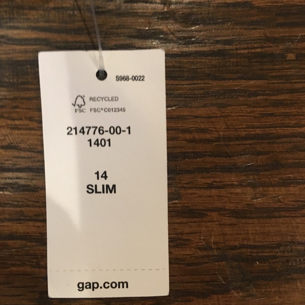 NWT Gap White Bermuda Shorts Size-14 Slim - Picture 3 of 4